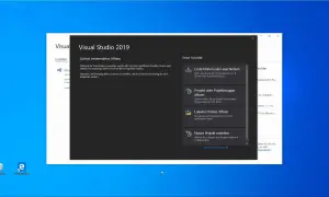 Fenêtre de démarrage de Visual Studio 2019, proposant des options pour ouvrir des projets, cloner du code ou en créer de nouveaux, idéal pour le développement C# .NET.