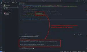 Erreur de compilation : impossible de lire les propriétés de undefined. Le code tente d'inverser les lettres d'un mot, mais une donnée est manquante.