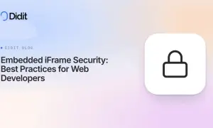 Didit Blog : Sécurité des iframe intégrés, bonnes pratiques pour les développeurs web. Icône de cadenas.