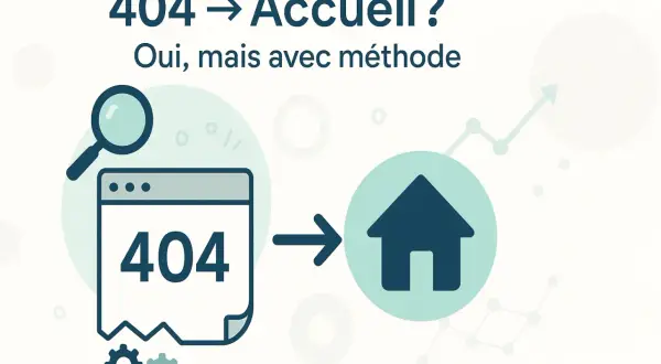 Une page 404 renvoyant à l'accueil, une méthode pour gérer les erreurs PHP.