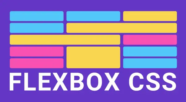 Illustration montrant comment mettre deux div côte à côte avec Flexbox CSS. Des blocs colorés illustrent la disposition.