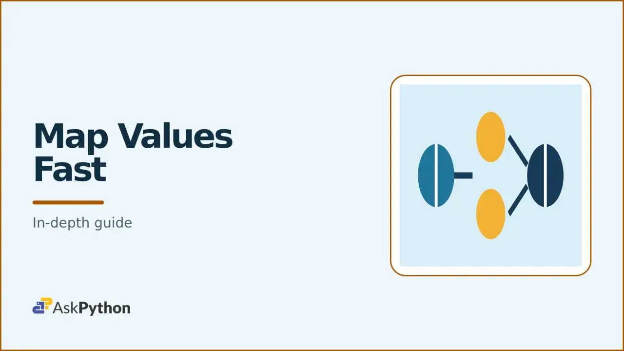 Guide sur la façon de mapper rapidement des valeurs en Python. Illustration d'un flux de données.