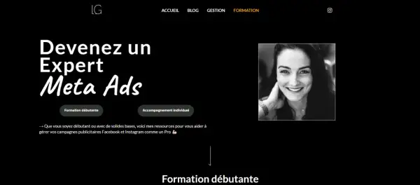 Devenez expert Meta Ads avec cette formation. Une offre pour débutants et accompagnement individuel.