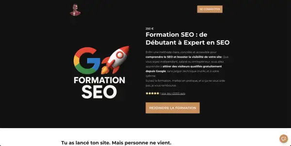 Formation SEO : apprenez à attirer des visiteurs qualifiés sur votre site. Une formation référencement web complète pour booster votre visibilité.